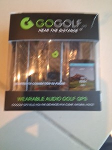 GOGOLF Wearable Audio Golf Gps "Hear The Distance" Bluetooth iPhone Android. NEW