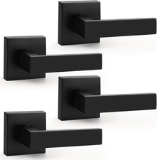 Dummy Door Handles in Matte Black, Non-Turnin...