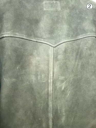 RRL Leather Jacket/Blouson/M/Sheepskin/Black/Unconstructed Suede Sport Coat - Picture 7 of 8