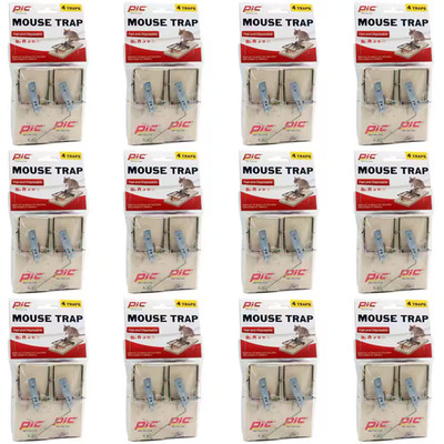 Wood Mouse Traps (Total Number of Traps - 48) (4 Count per Case)