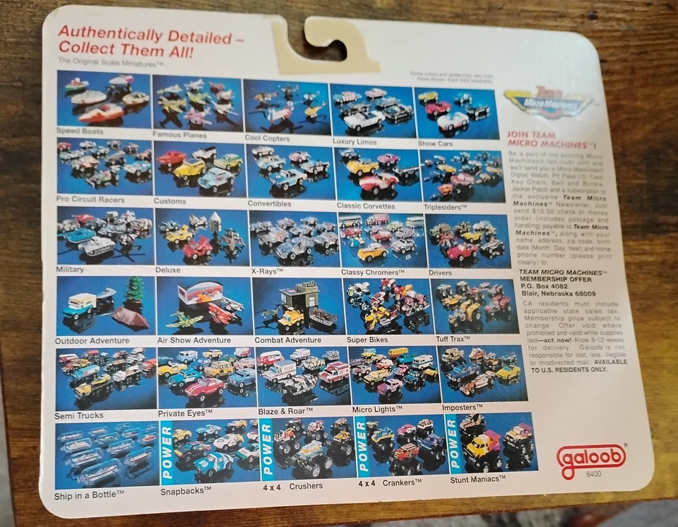 RARE Micro Machines 6400 - Classy Chromers Collection - #4/NIB! - Image 3 of 3
