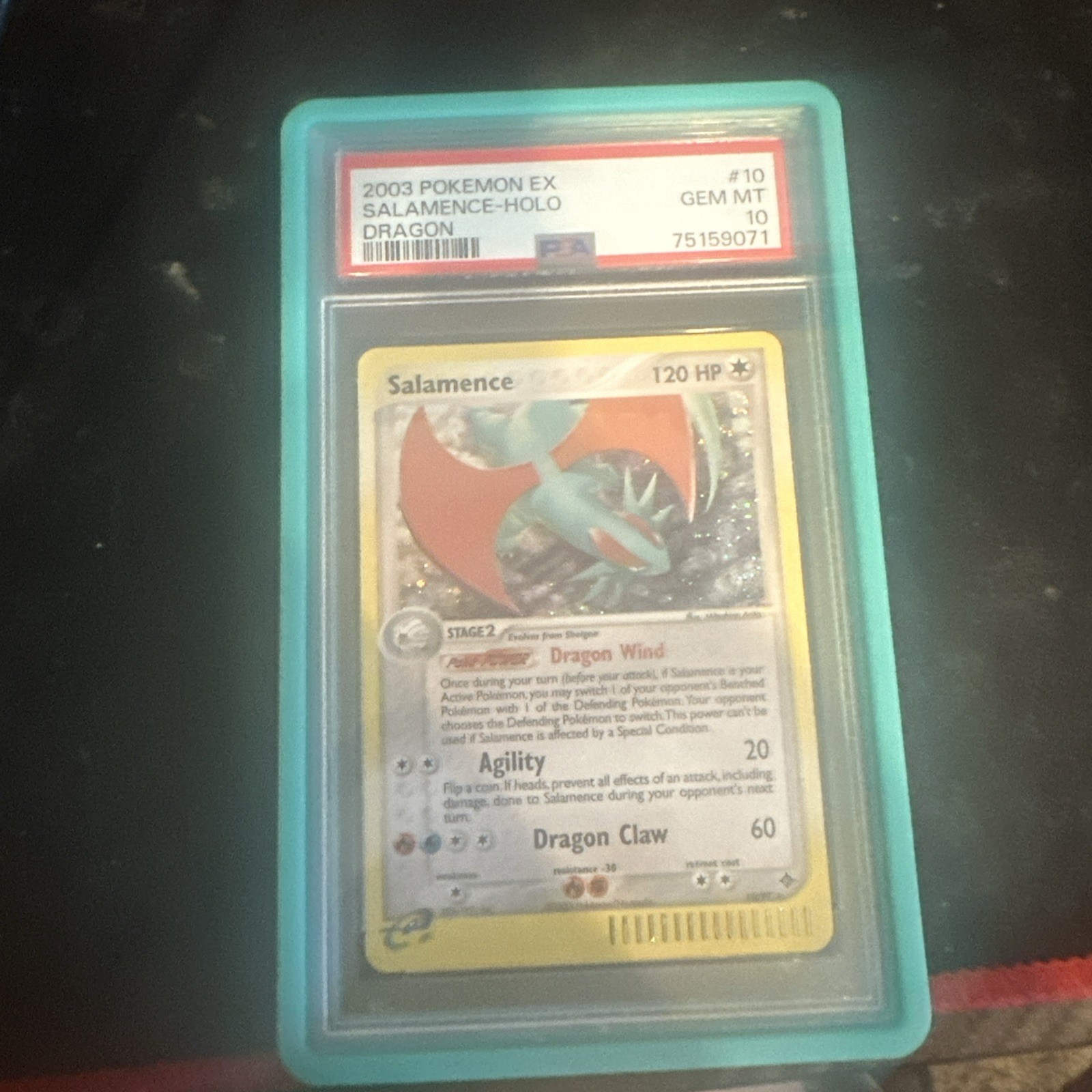 Salamence - PSA 10 - ex Dragon 10/97 Holo Rare Pokemon Card Low Pop