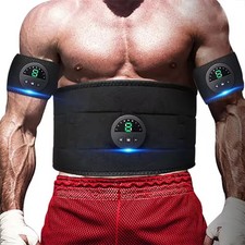 EMS Abdominal Muscle Toning Trainer ABS Stimulator Toner Fitness Weight Loss