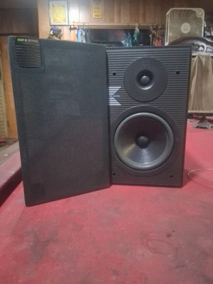 KEF K Series K120 Bookshelf Speakers Stereo Home Audio Pair L&R