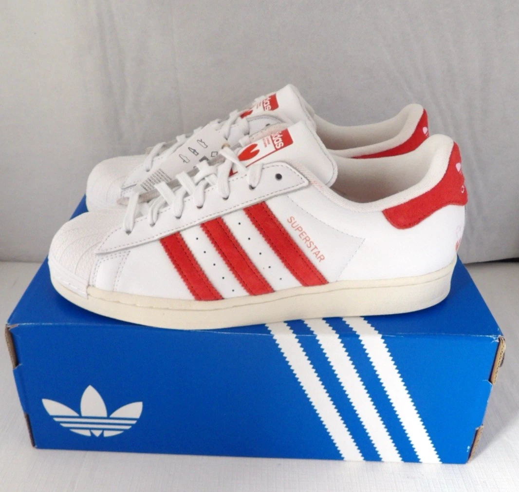 Las mejores ofertas en adidas Superstar White Bright Red W | eBay