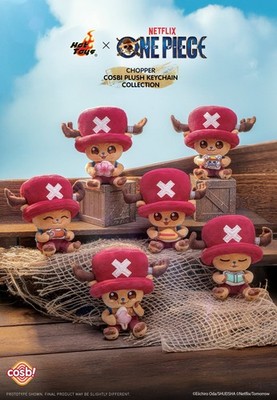 Hot Toys One Piece - Chopper Cosbi Plush Keychain Collection Set (Full set of 6)