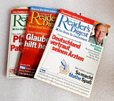 Monatshefte 2001 Reader`s Digest - Das Beste Für Deutschland