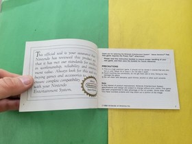 Dance Aerobics Authentic Nintendo NES Video Game Manual Vintage Power Pad