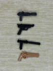 GI Joe ARAH 1982 1983 1984… Weapon lot - w/ Vintage Cobra Commander laser pistol
