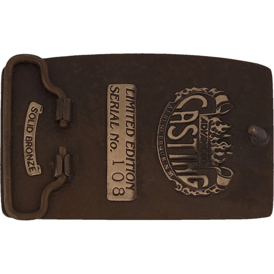 New Bronze Bevington House Madison County Iowa 1990s Nos Vintage Belt Buckle - Image 2 of 4