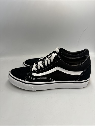 Vans Old Skool Girls Black/white Trainers Size UK 4 EU 36.5 /REF18 - Picture 2 of 7