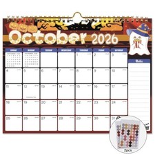 Calendar 2026-2027, Jul. 2026 to Dec. 2027, 18 Monthly, 11"x8.5" Wall Calendar