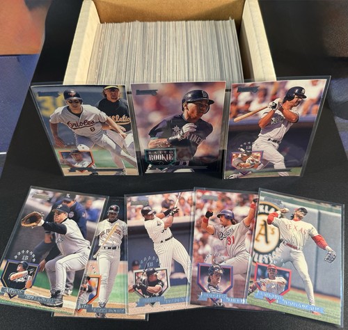 1995 Donruss Baseball Series 1 Complete Set Cards 1-330