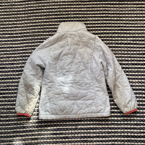 Patagonia Girls Nano Puff Silver Full Zip Jacket Quilted Coat Size S 7/8 - Picture 3 of 15