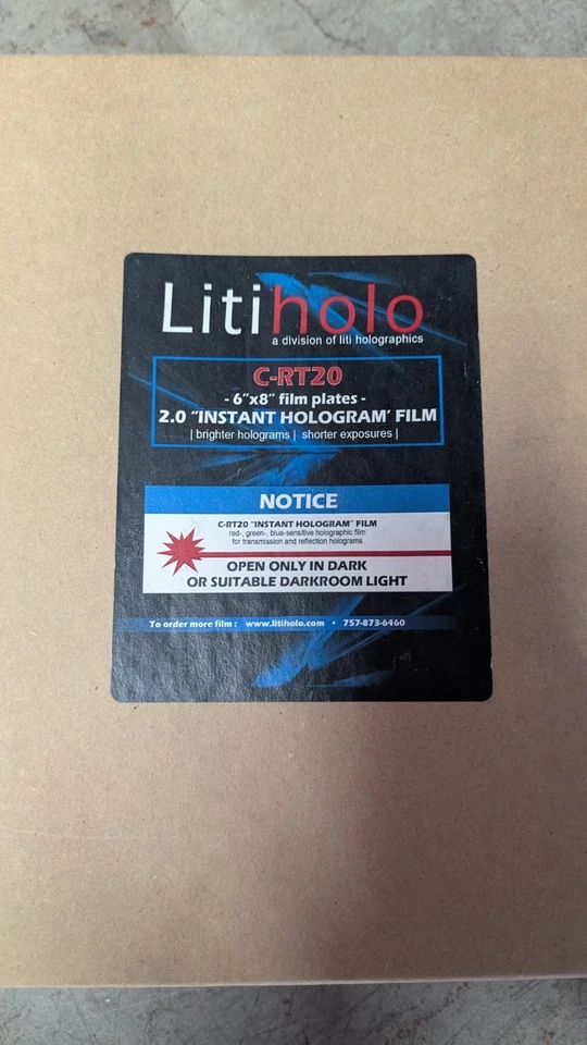 Litiholo Hologram Kit Your Own 3D Laser Hologram Lab In A Box Plus Extra Film - Image 3 of 4