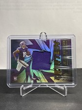 2020 Panini XR - Vortex Materials Justin Jefferson #VX-11 /75 (MEM, RC)