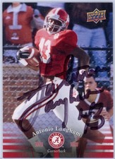 2012 Upper Deck University of Alabama Football Cards Checklist 22