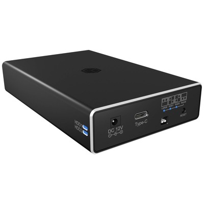 ICY BOX 61028 6.35 cm (2.5 Zoll)-Festplattengehäuse 2.5 Zoll USB-C  (USB 3.2 ...