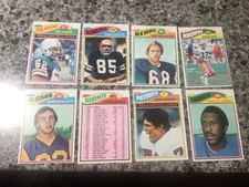 U-Pick 1977 Topps football common/stars #266-528 SINGLES  - YOU PICK ANY CARD(S)