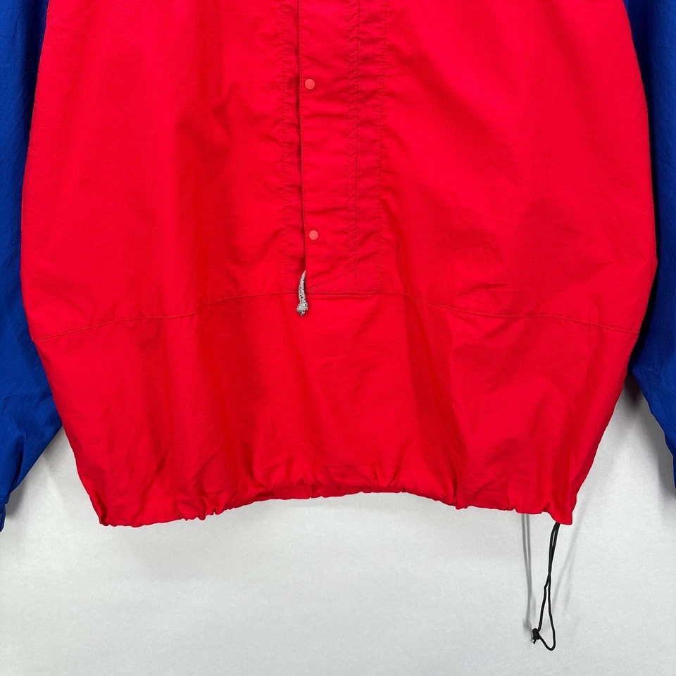 VTG Patagonia Jacket XL Pullover Anorak Blue Red Colorblock Hood 90s Pneumatic - Image 4 of 4