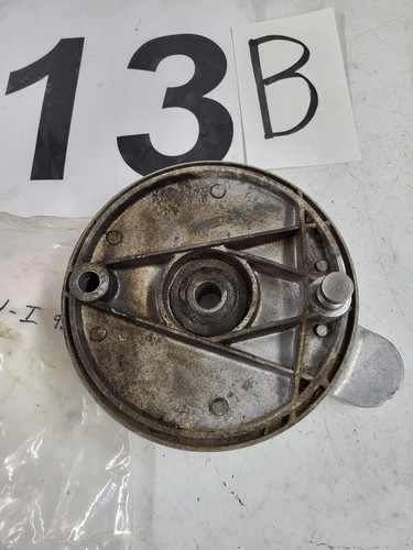1960's WARDS RIVERSIDE BENELLI 125 FRONT BRAKE PLATE used I9246/0 1125-13a - Picture 12 of 12