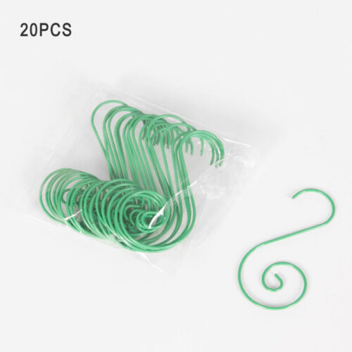 20PCS Christmas Tree Ornament S-Hooks Hooks Baubles Ball Xmas Party Decor - Picture 8 of 14