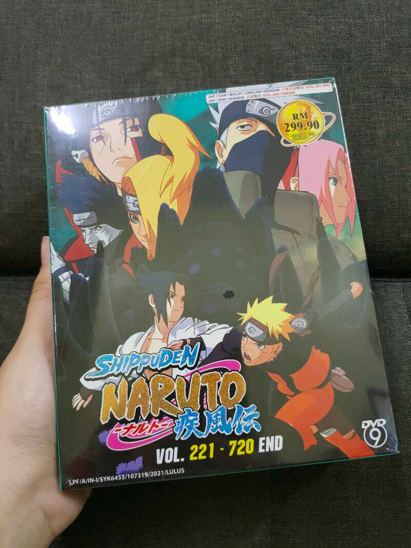 NARUTO SHIPPUDEN ( BOX 1 ) - ANIME TV SERIES DVD BOX SET (1-160 EPS) (ENG  DUB)