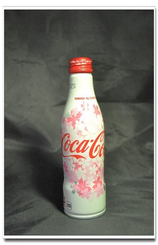 Japan Coke CocaCola Sakura Spring Cherry Blossom Aluminum Bottle Limited Edition - Picture 1 of 11