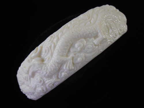 Feueratmende Drachen Pfau Vögel Armreif Armband weiß - Bild 4 von 7