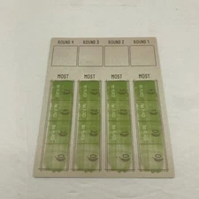 Wingspan End Of Round Goal Mat or Board Original Replacement Parts & Piece