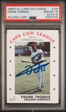 1988 P&L Promotions Cape Cod league - #126 Frank Thomas (RC) for 