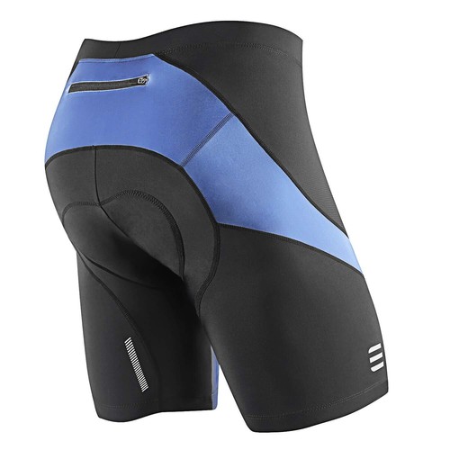 BEROY Short de cyclisme pour femme, Noir
