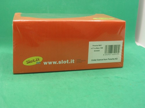 SLOT IT 1/32 SLOT CAR SICA03D PORSCHE 962C #17 LE MANS 1988 GUSCIO NUOVO CON SCATOLA - Foto 2 di 2