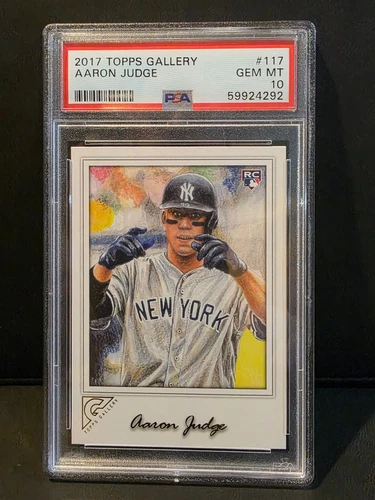ROOKIE NY YANKEES AARON JUDGE 2017 Topps Gallery 117 RC PSA 10 MVP FUTURE HOF