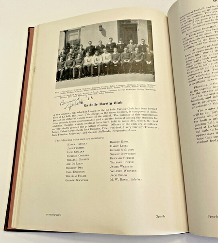 Yearbook 1936 La Salle High School Niagara Falls New York NY Annual Book Ongiara - Picture 11 of 11