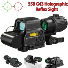 G43 3X Sight Magnifier With 20mm QD Mount XPS3-2 558 Tactical Red Green Dot