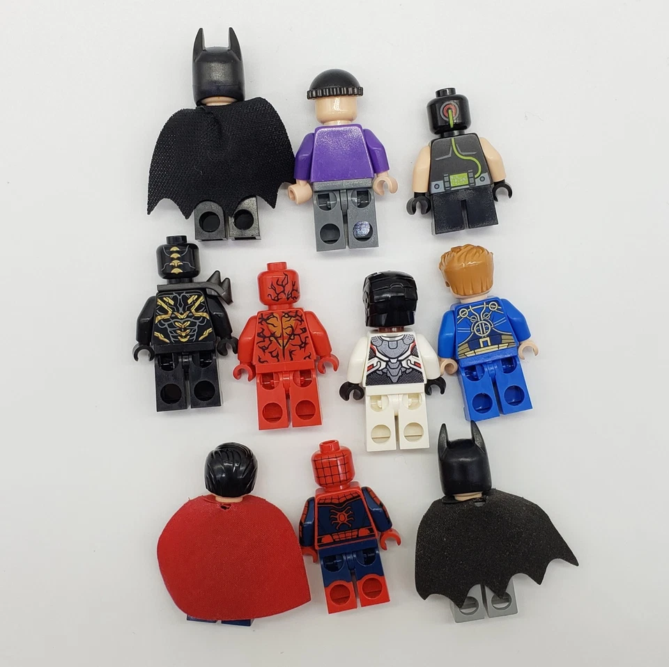 Lote de 10 minifiguras LEGO Super Heroes DC Marvel Villanos figuras surtidas #30 Foto 2 de 2