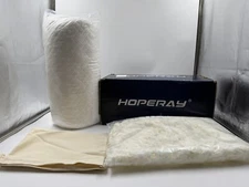 Hoperay Bed Neck Pillows for Sleeping - Bedding Shredded Memory Foam Firm Queen