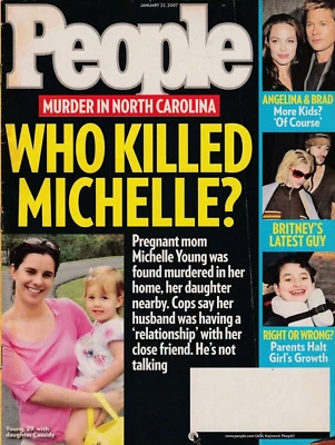Magazine People January 22 2007 Michelle Young Angelina Brad Pitt Britney Spea - Image 1 of 4