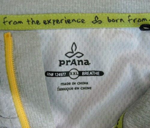 PRANA Men's (Size 2XL) Gray Long Sleeve 1/4 Zip Athletic Shirt Lightweight Top - Picture 3 of 4