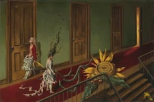 "EINE KLEINE NACHTSMUSIK" by Dorothea Tanning Art Poster Giclee Print 17x22 in