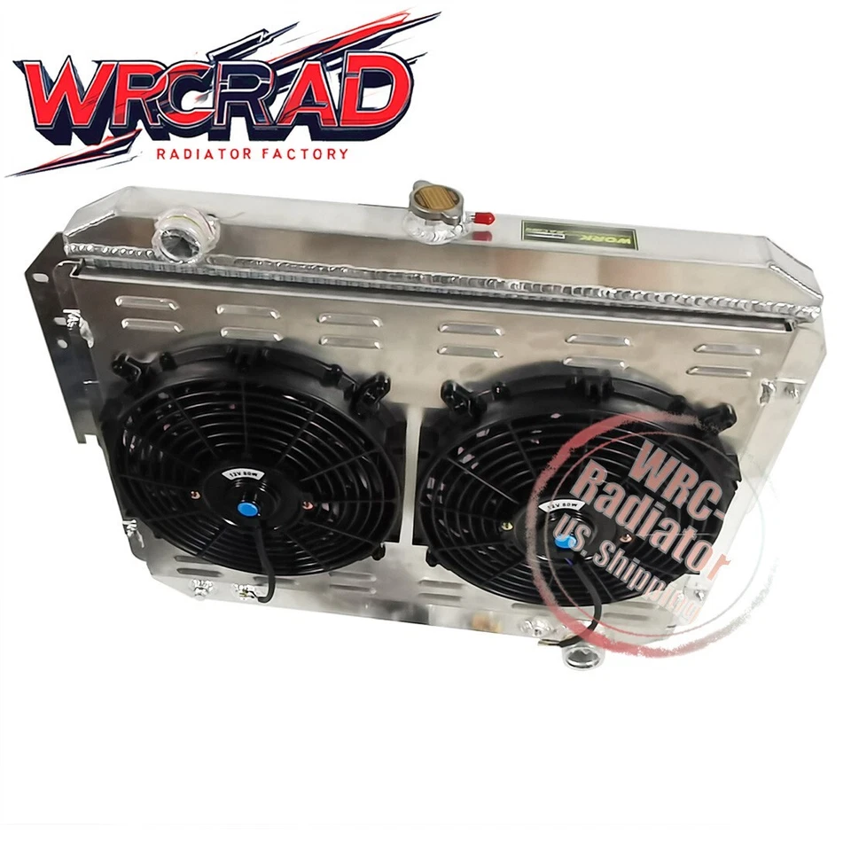 Ventilador de radiador + cubierta para Dodge D/W 100 150 200 250 350 1979-1993 1985 Ramcharger Foto 3 de 4