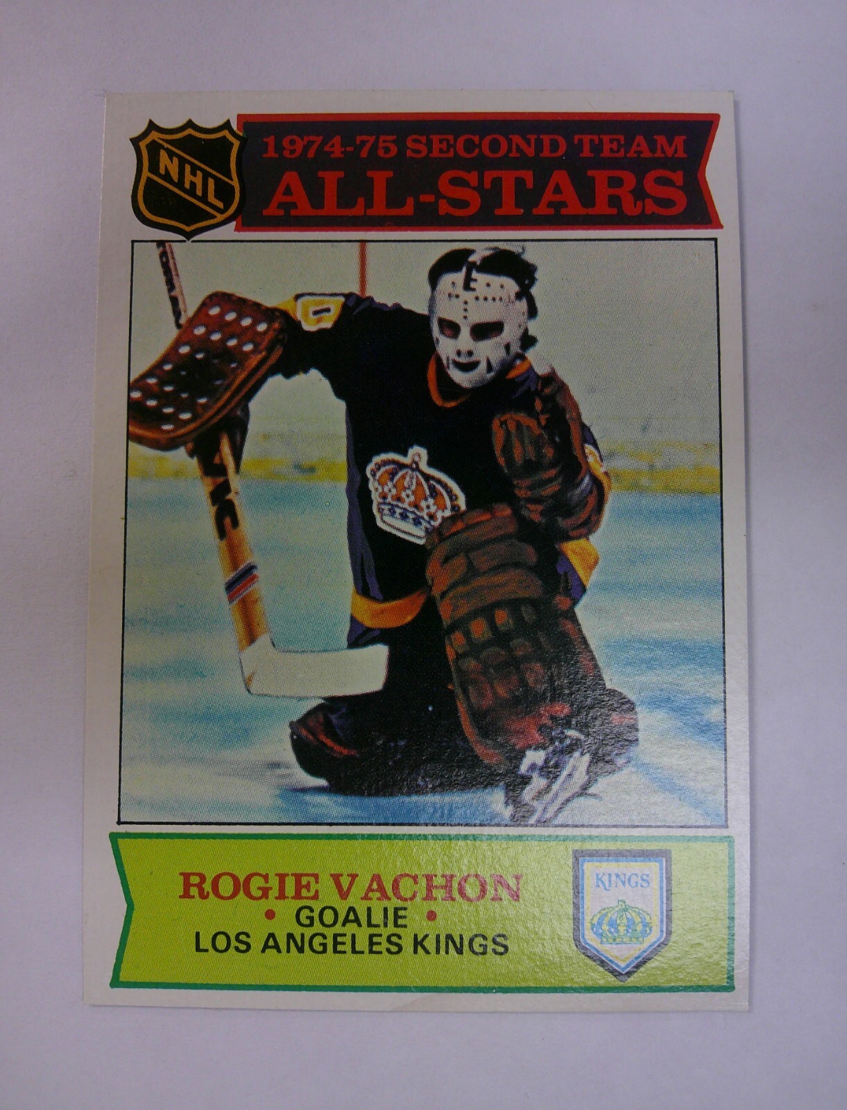 1975-76 Topps - All-Stars Rogie Vachon #297 - MINT - PACK FRESH 🔥