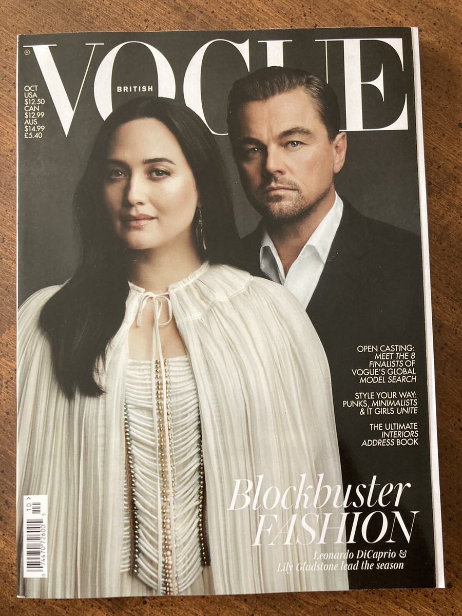 ファッション British VOGUE 2023, October Vogue British Magazine October 2023 Leonardo DiCaprio Lily