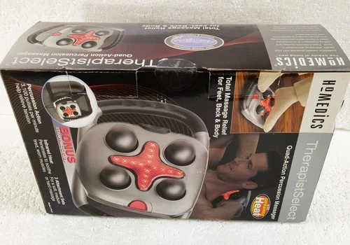 HoMEDics PA-Q TherapistSelect Quad-action Percussion Massager with HEAT