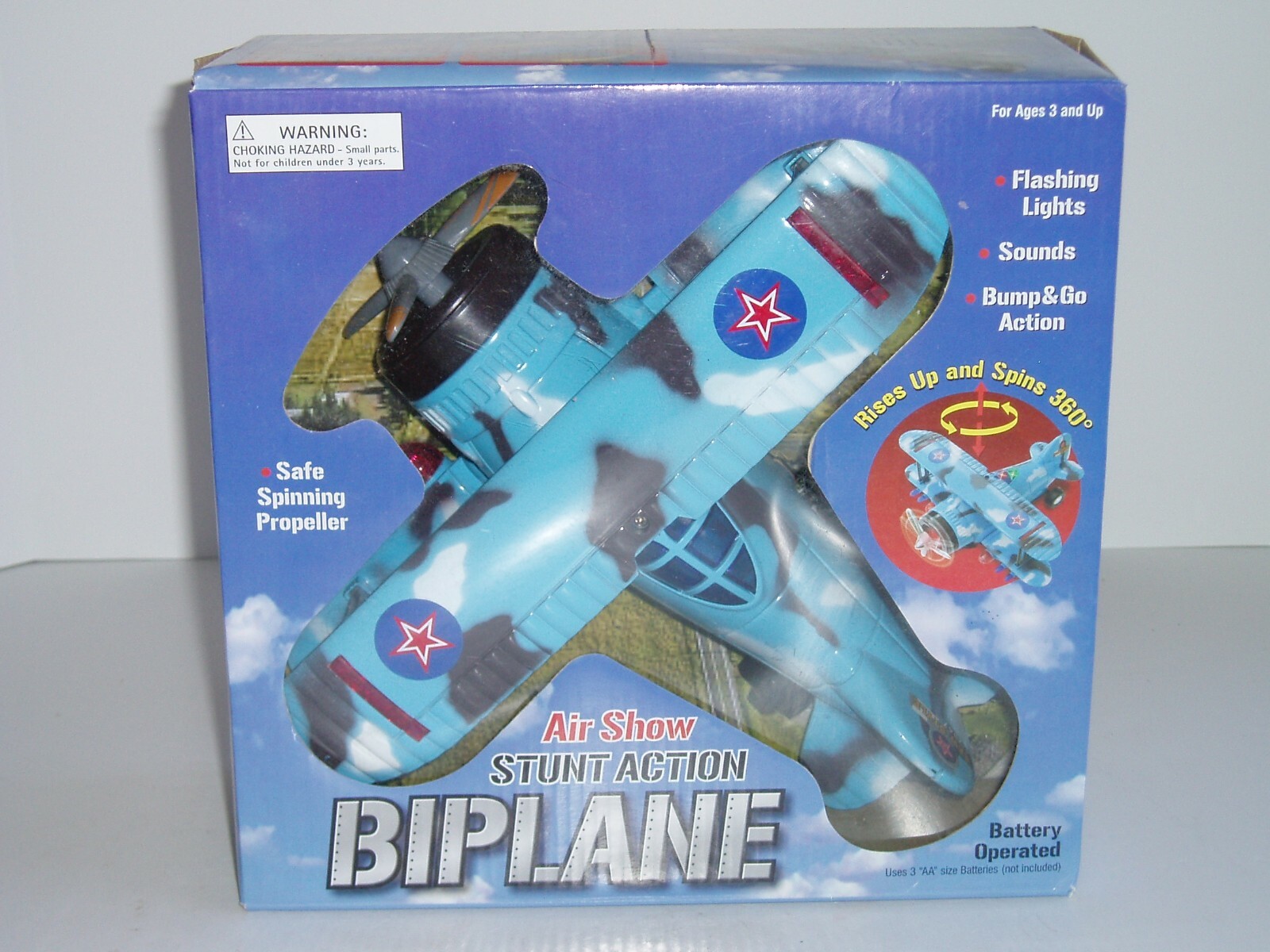 air hogs biplane