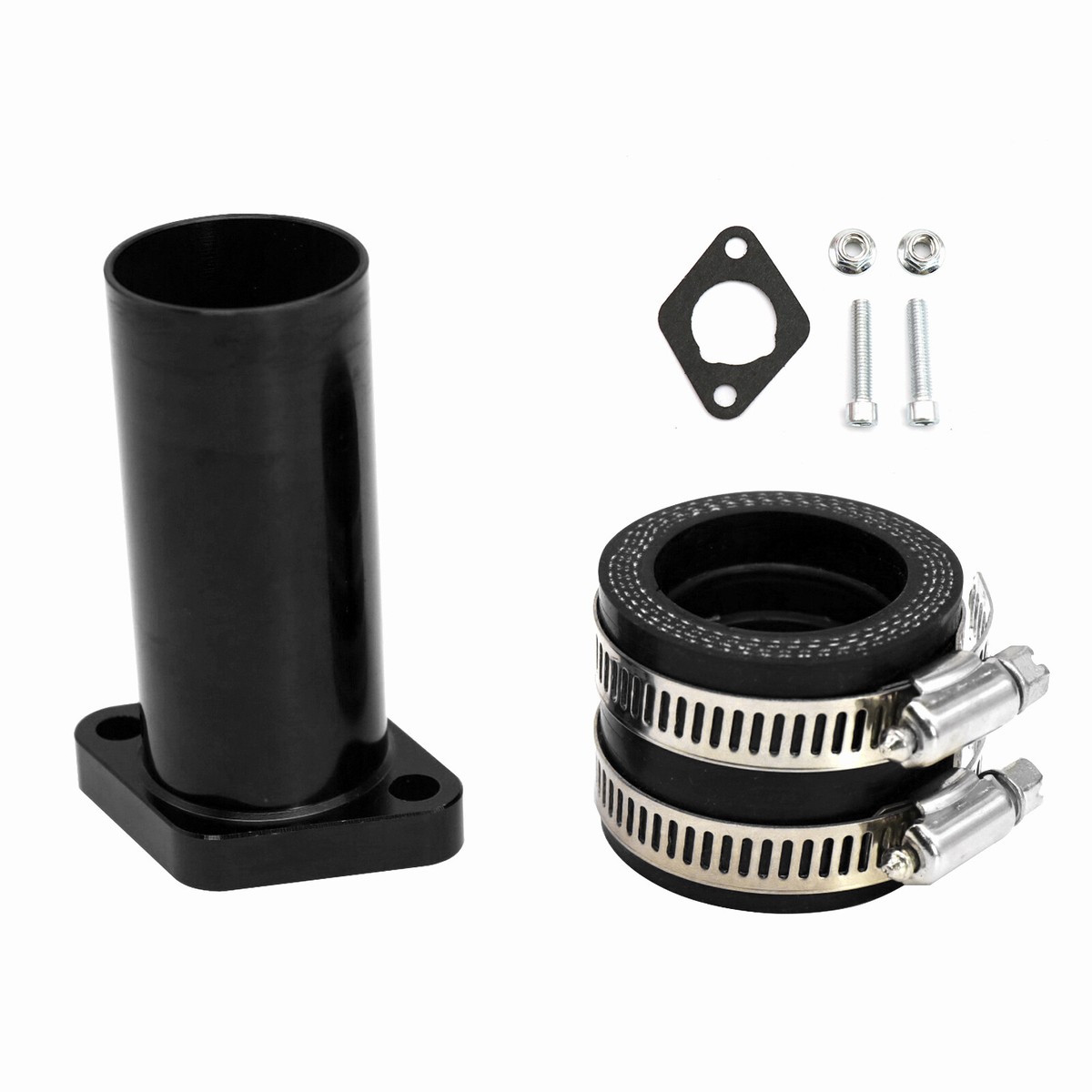 35mm Carburetor Intake Manifold Adapter Rubber Boot | For ATV, Scooter, Dirt Bike 2-Stroke Engines
