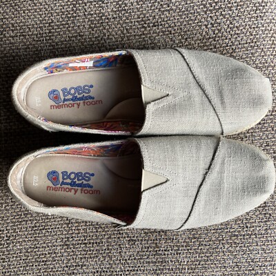 bobs from skechers memory foam 9.5 W Tan