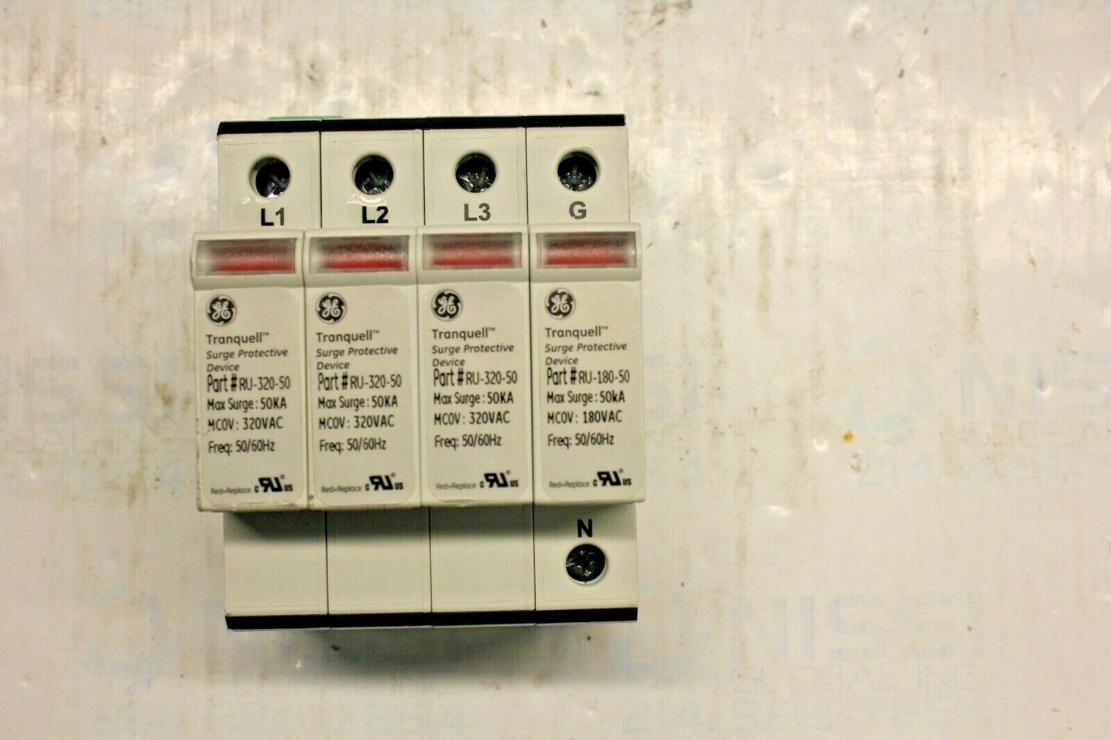 GE TRANQUELL RU32050 SURGE PROTECTIVE DEVICE MAX SURGE 50KA eBay