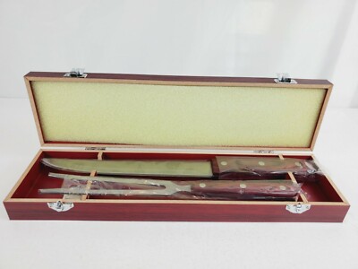 Brand Source Carving Set~ New in Box~Stainless Steel with Case